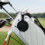 Custom FLATLINE by DeadHand Golf Mobile Practice Putting Golf Cup . Coaster, & Bag Tag - Black Lifestyle View 