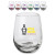 Custom 9 oz. Stemless Wine Glasses - Laser Engraving - All Colors