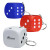 Custom Dice Stress Reliever Keychain - All Colors