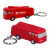 Custom Fire Engine Stress Reliever Keychain