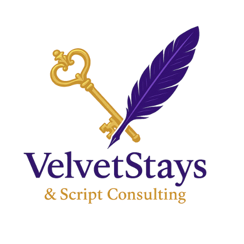 VelvetStays & Script Consulting logo