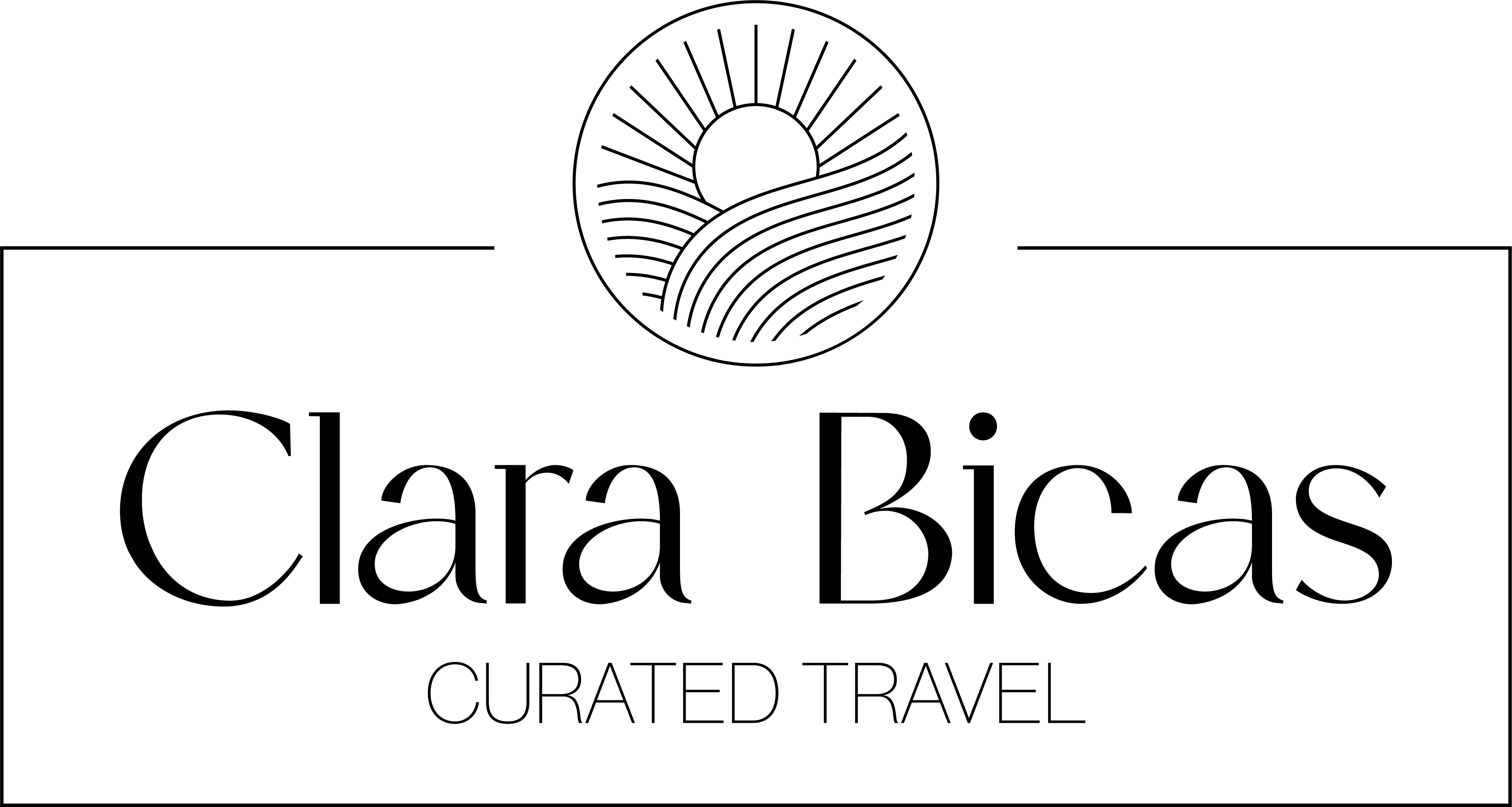 Clara Bicas Curated Travel LLC logo