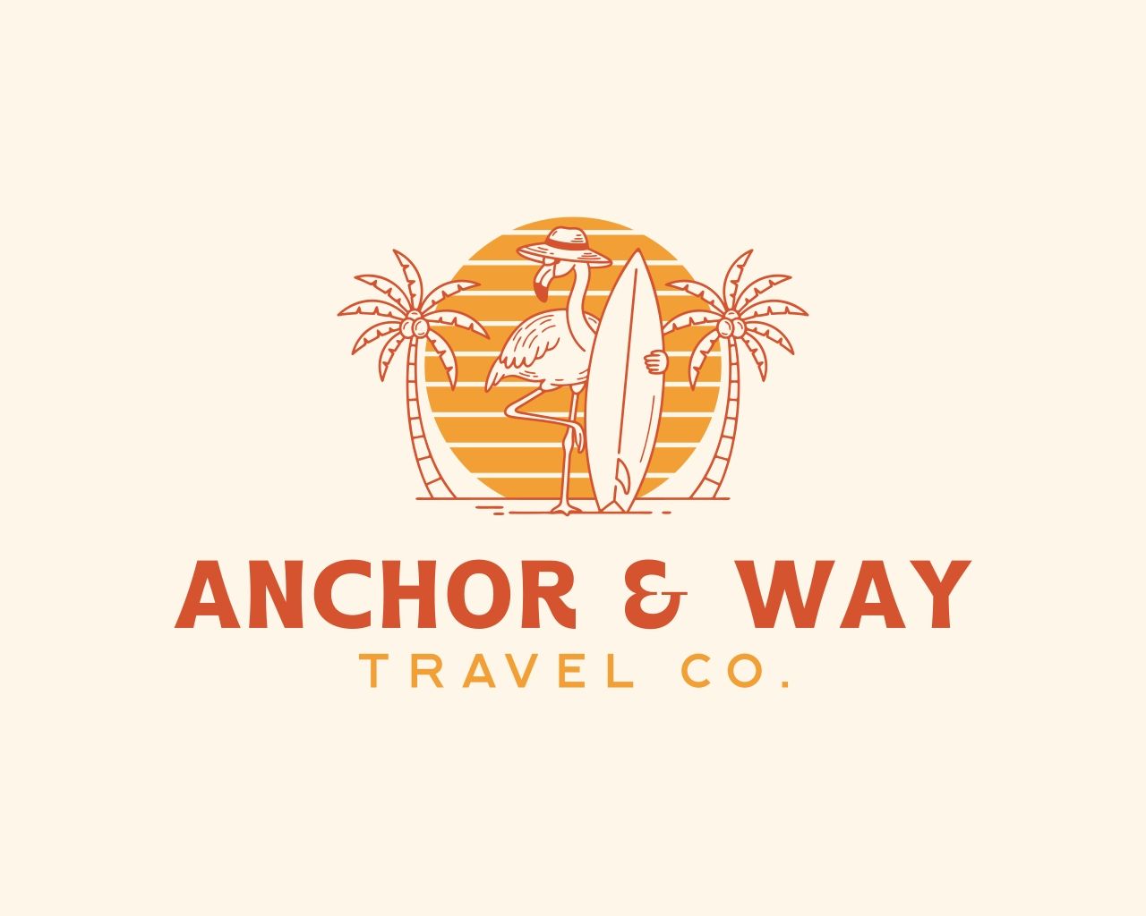 Anchor & Way Travel Co. logo