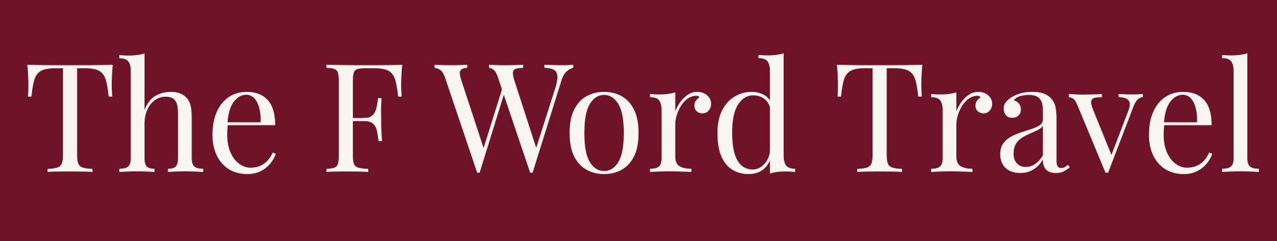 The F Word Travel logo