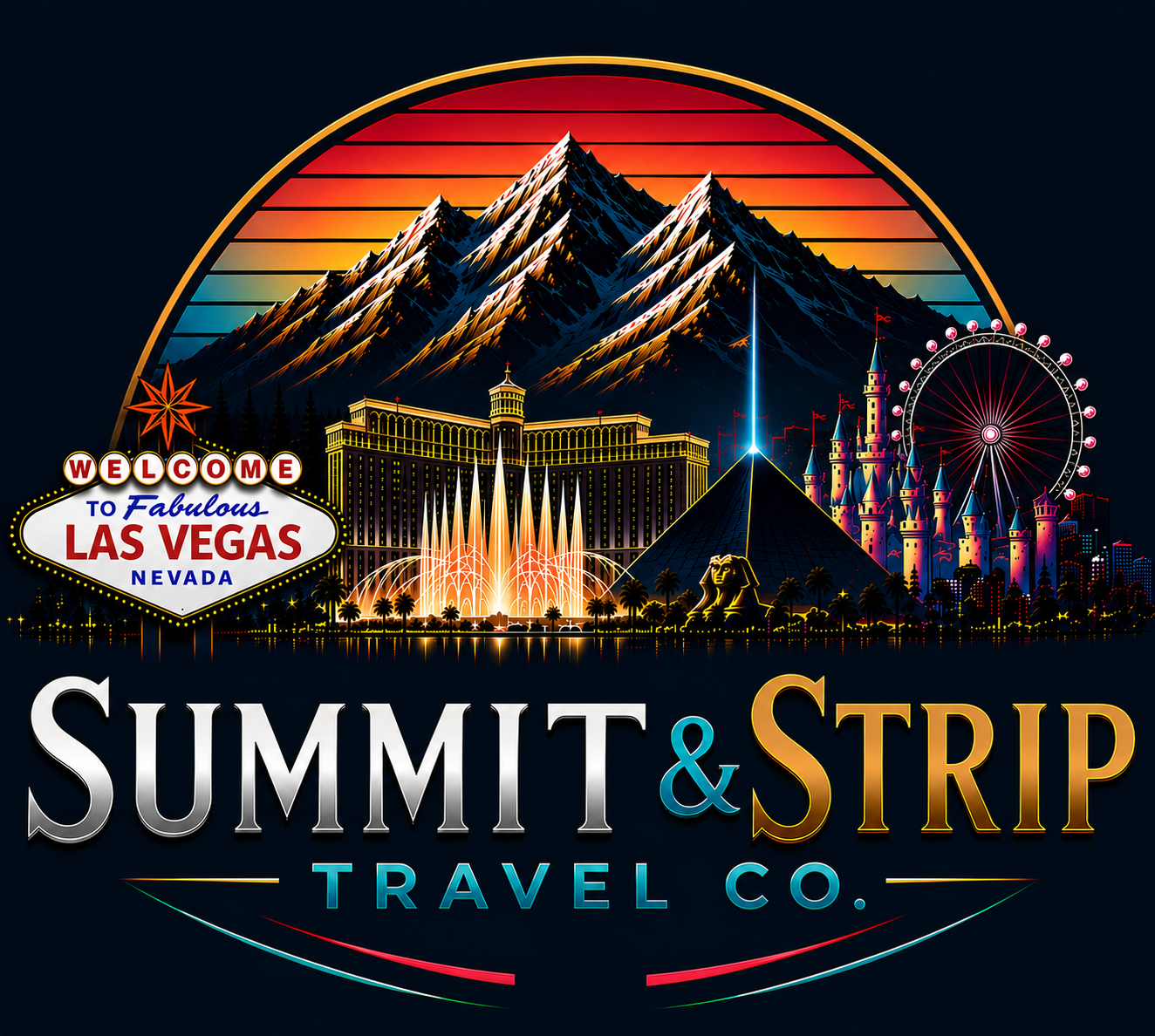 Summit & Strip Travel Co logo