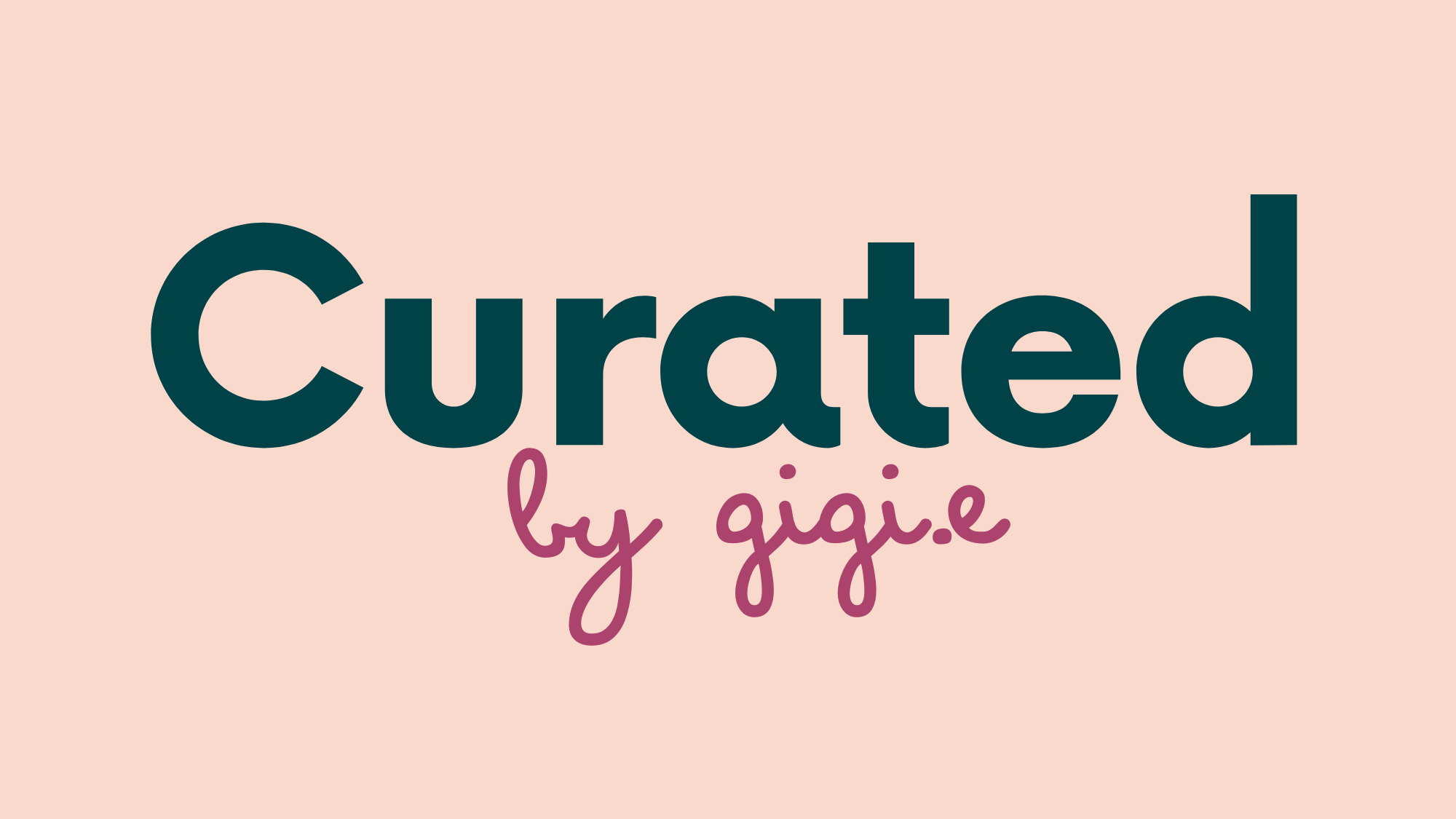 Curated by Gigi.E logo