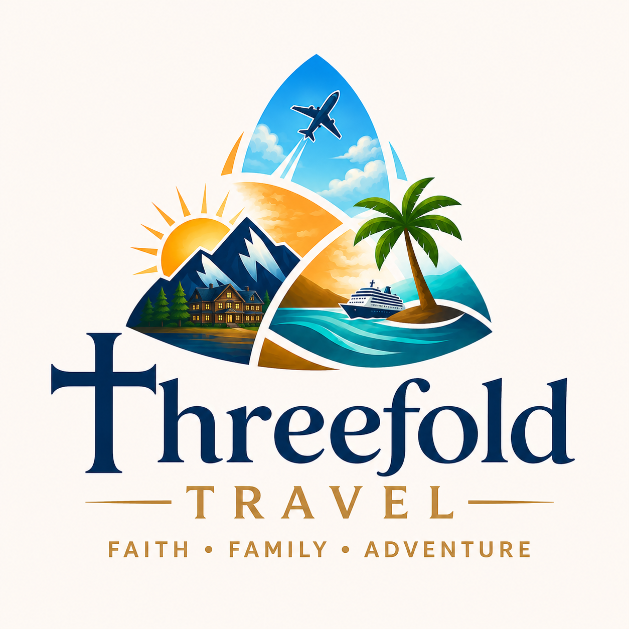 Threefold Travel logo