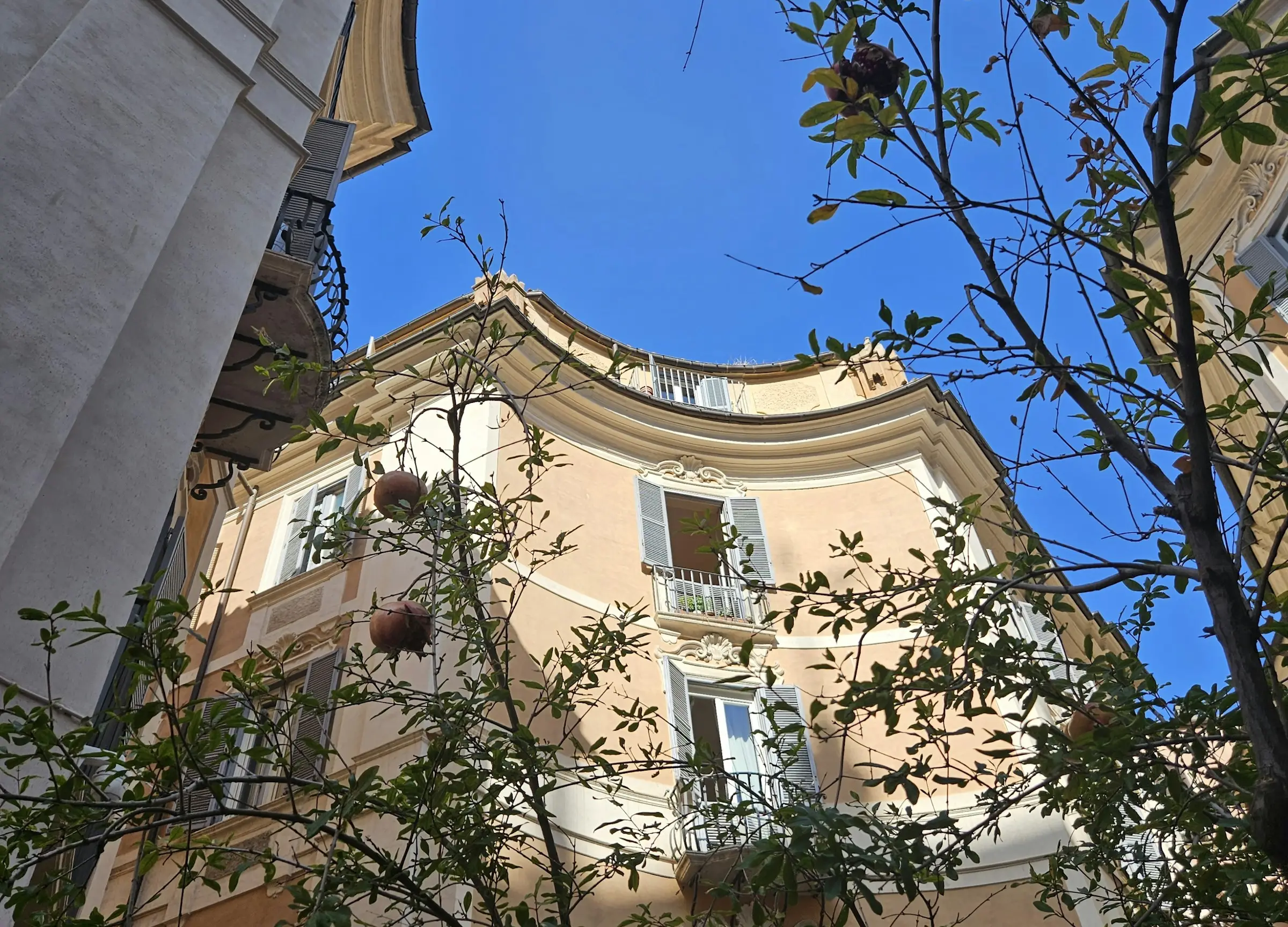 A tall building in Rome.
