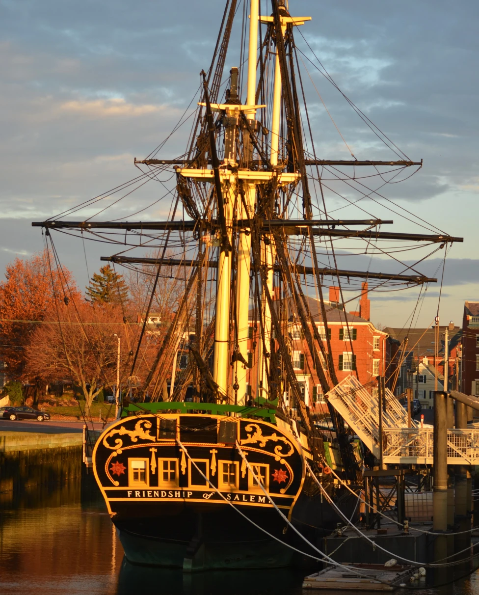 old wooden sail ship
