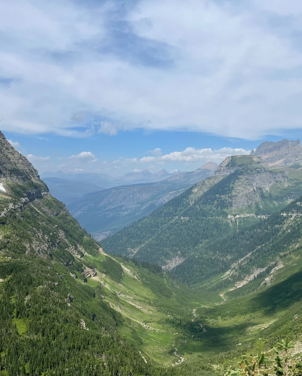 View of green mountains during the daytime