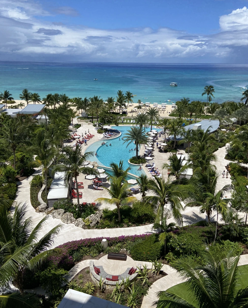 View from balcony at Kimpton Seafire Resort & Spa.