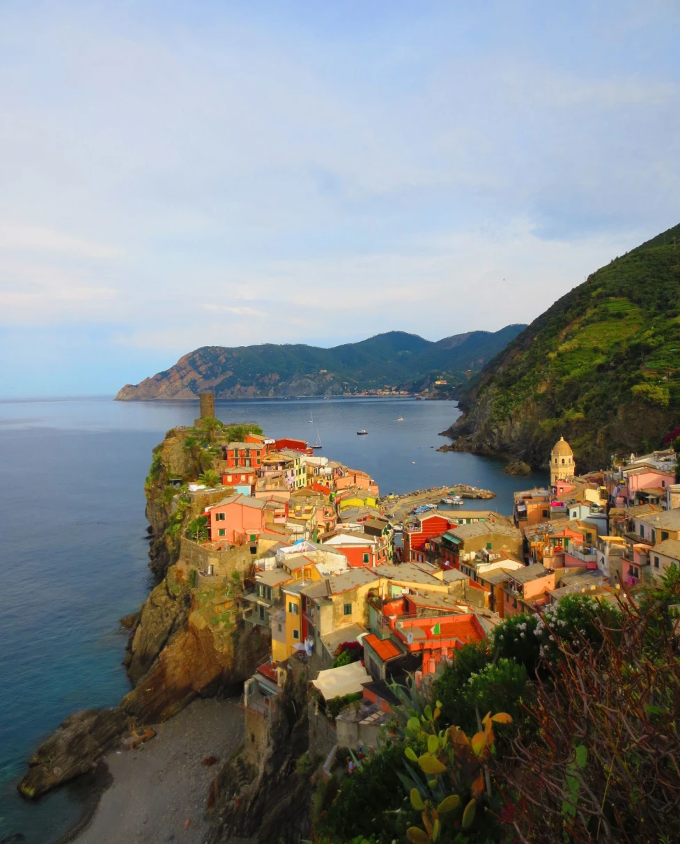 colorful houses on a coast