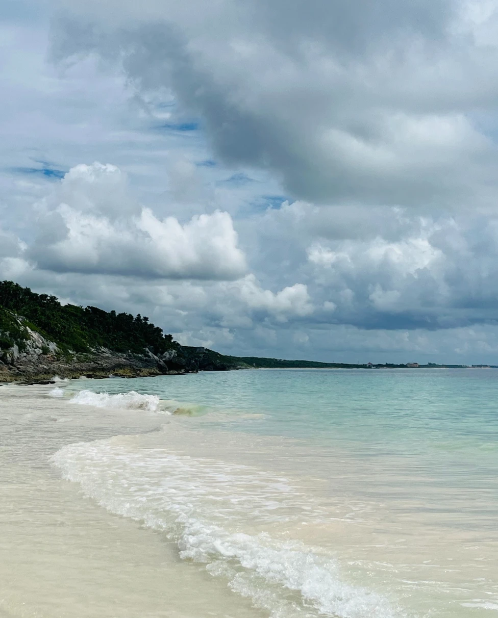 Tulum is a town known for its beaches and well-preserved ruins.