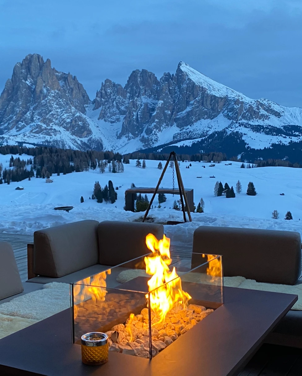 Beautiful view of the mountains.