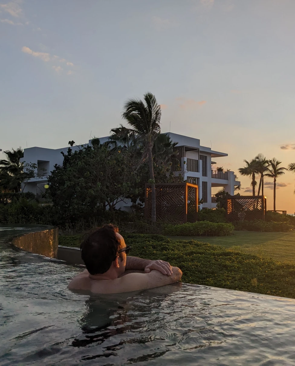 Beautiful sunset in Punta Mita