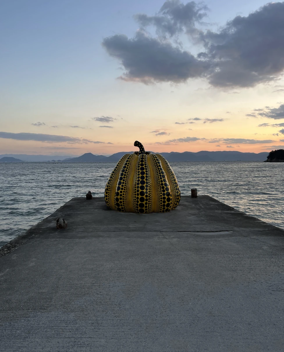 Naoshima is an island town known for its art museums.