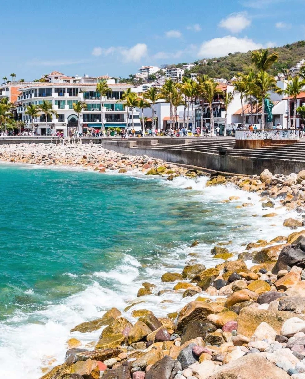 daytime beach view in Puerto Vallarta Mexico