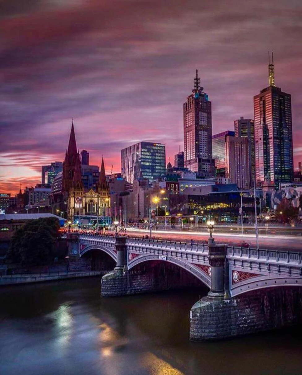 bridge and backside buildings