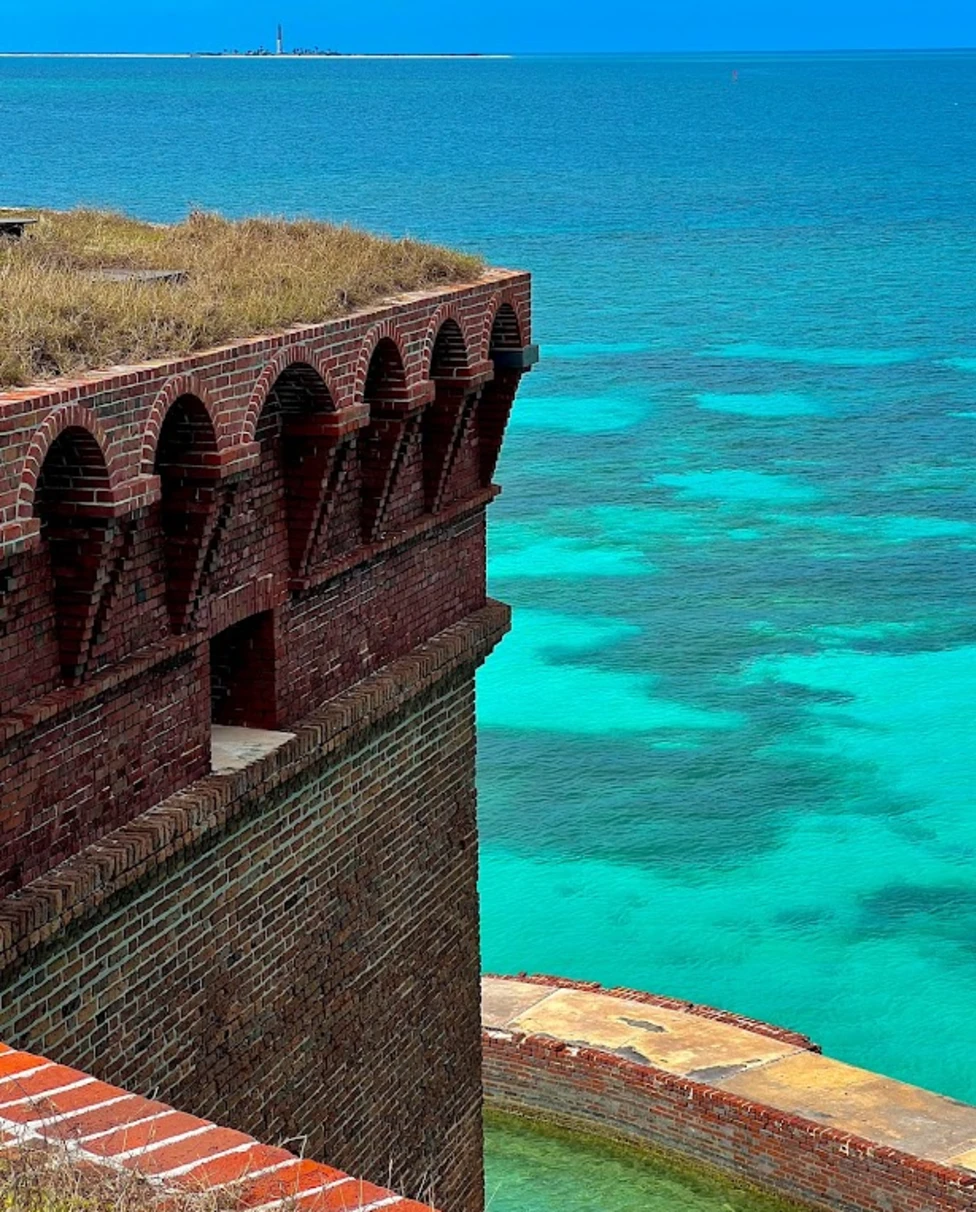 Lighthouse at Dry Tortugas National Park.