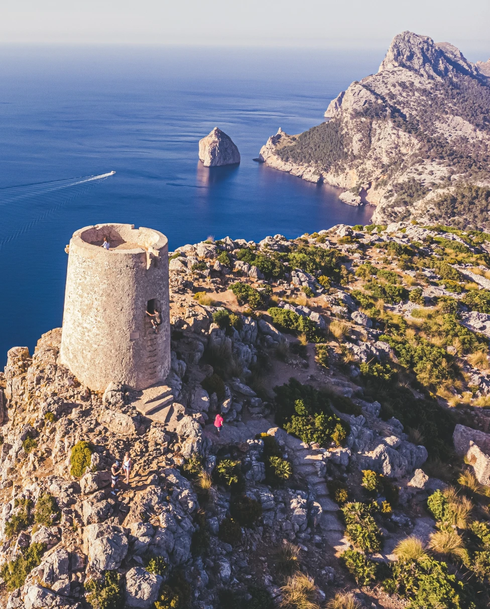 Views from the lighthouse hike in Mallorca, Spain.