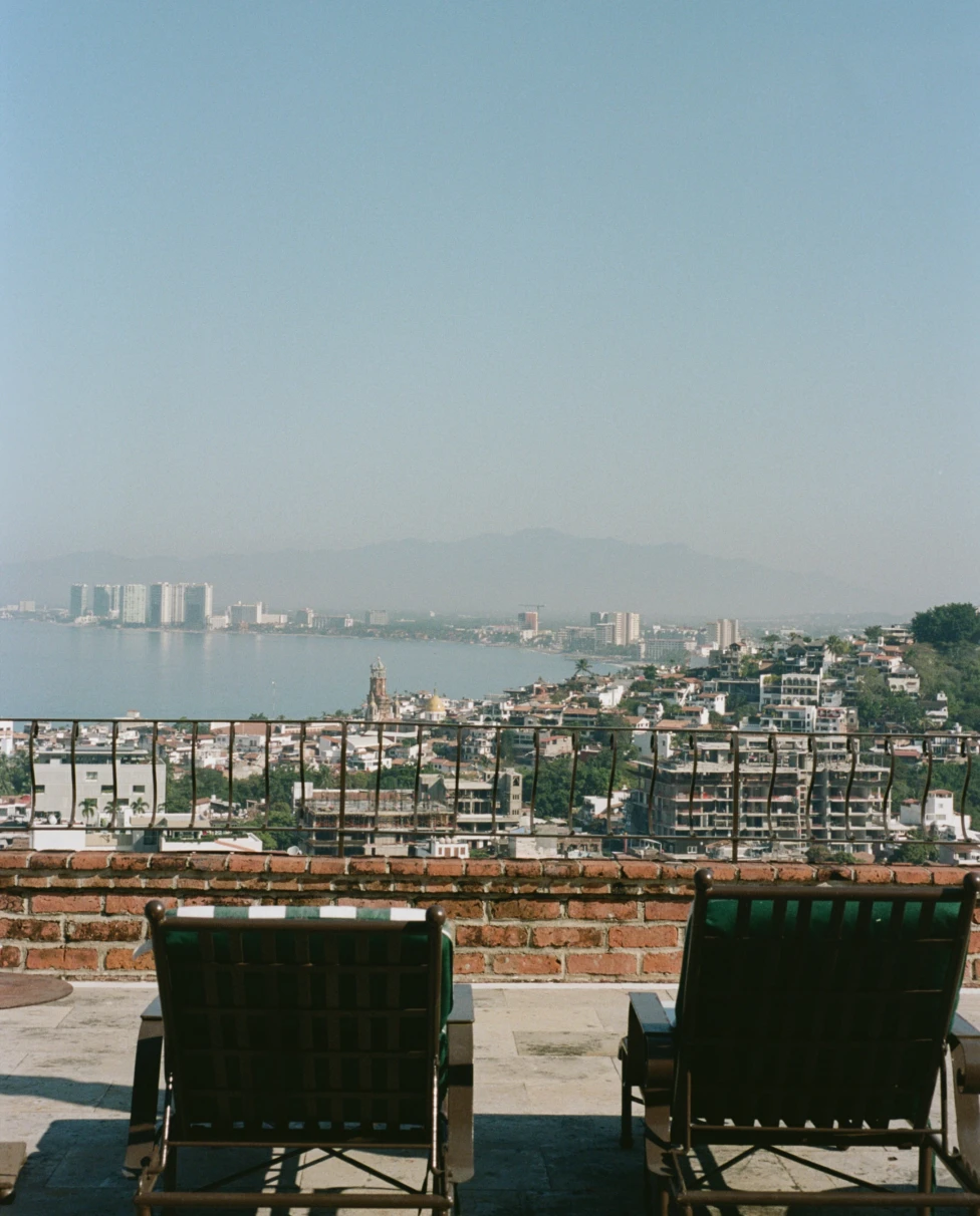 Panoramic view from above of Puerto Vallarta.