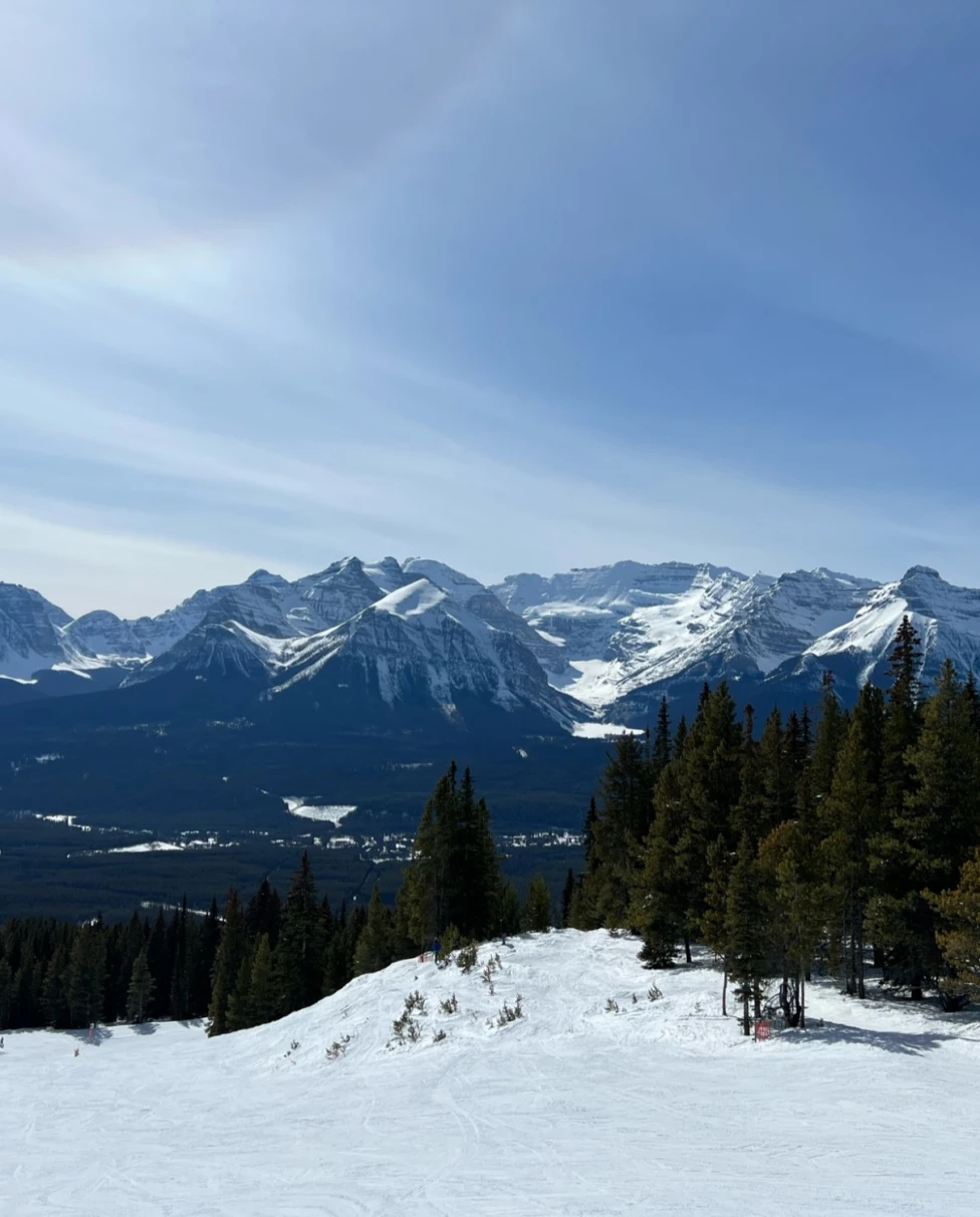 snowy mountain range