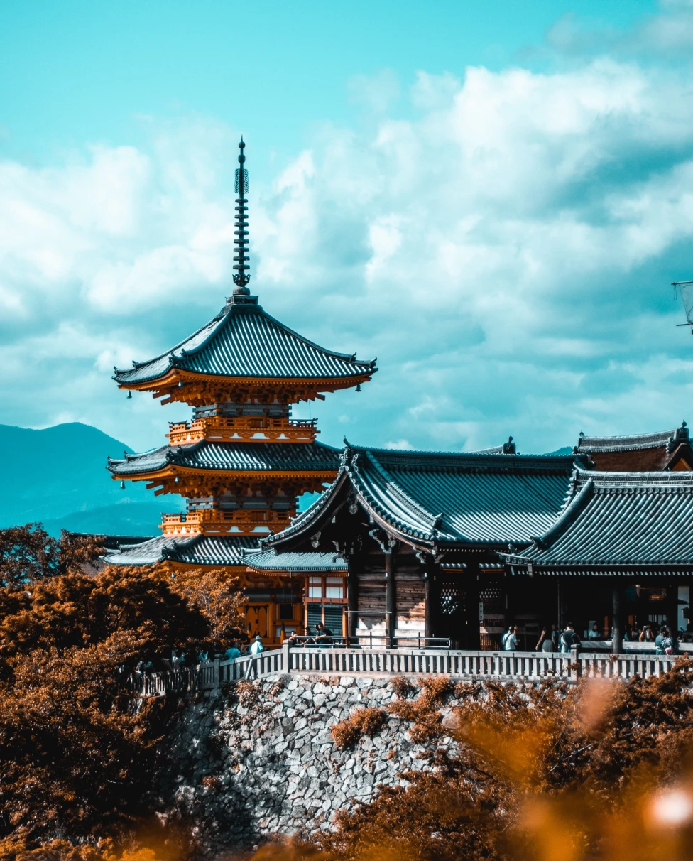 House in a cloudy weather