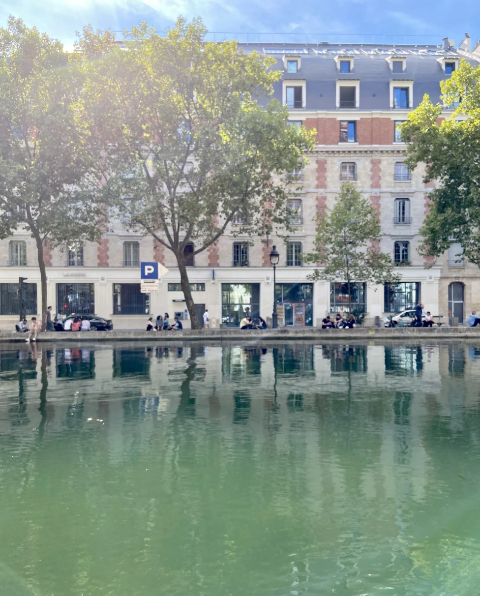 Canal Saint-Martin, a picturesque waterway in Paris.