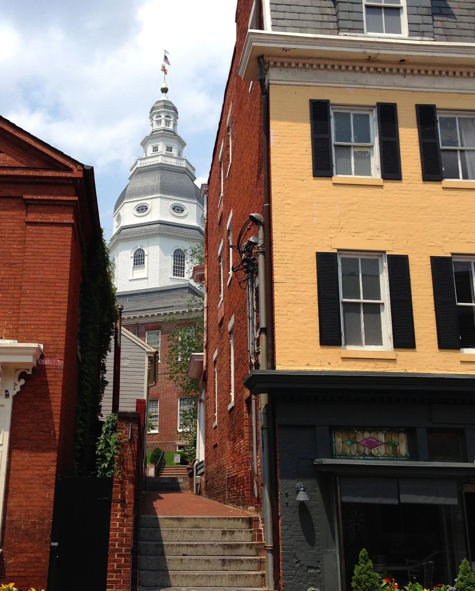 Buildings with a cloudy sky