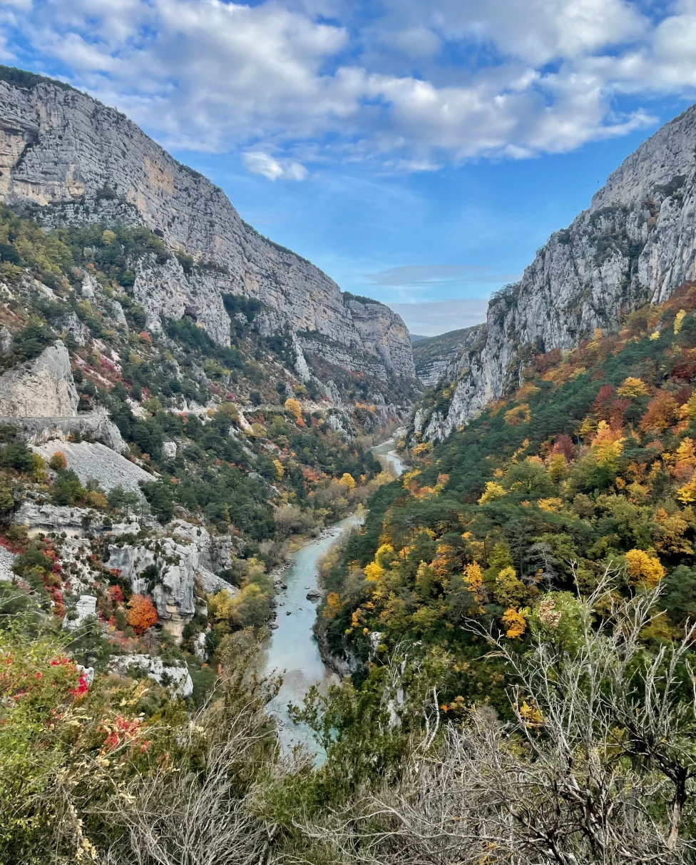 A picturesque view of Gorges du Verdon.