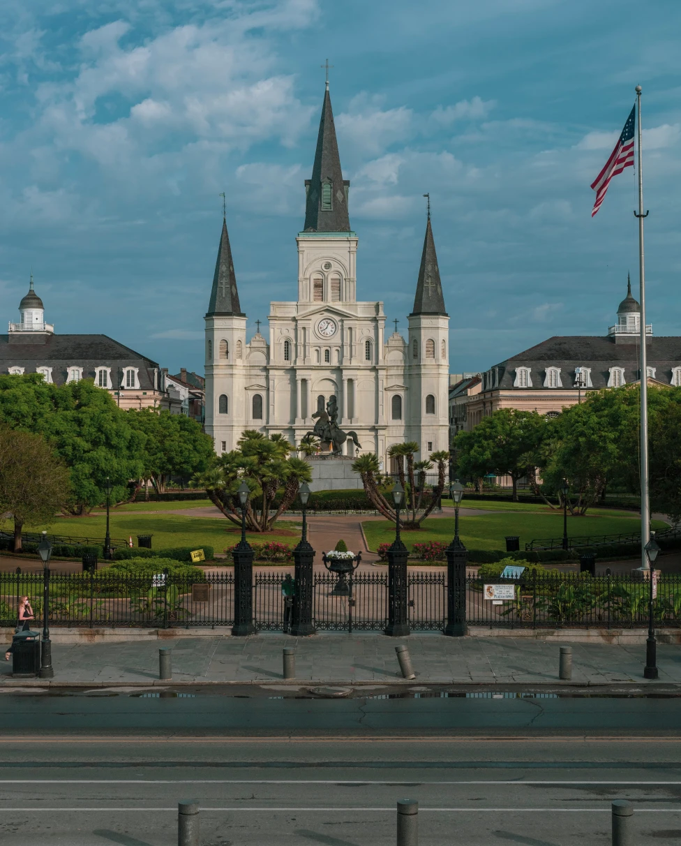 white building daytime picture