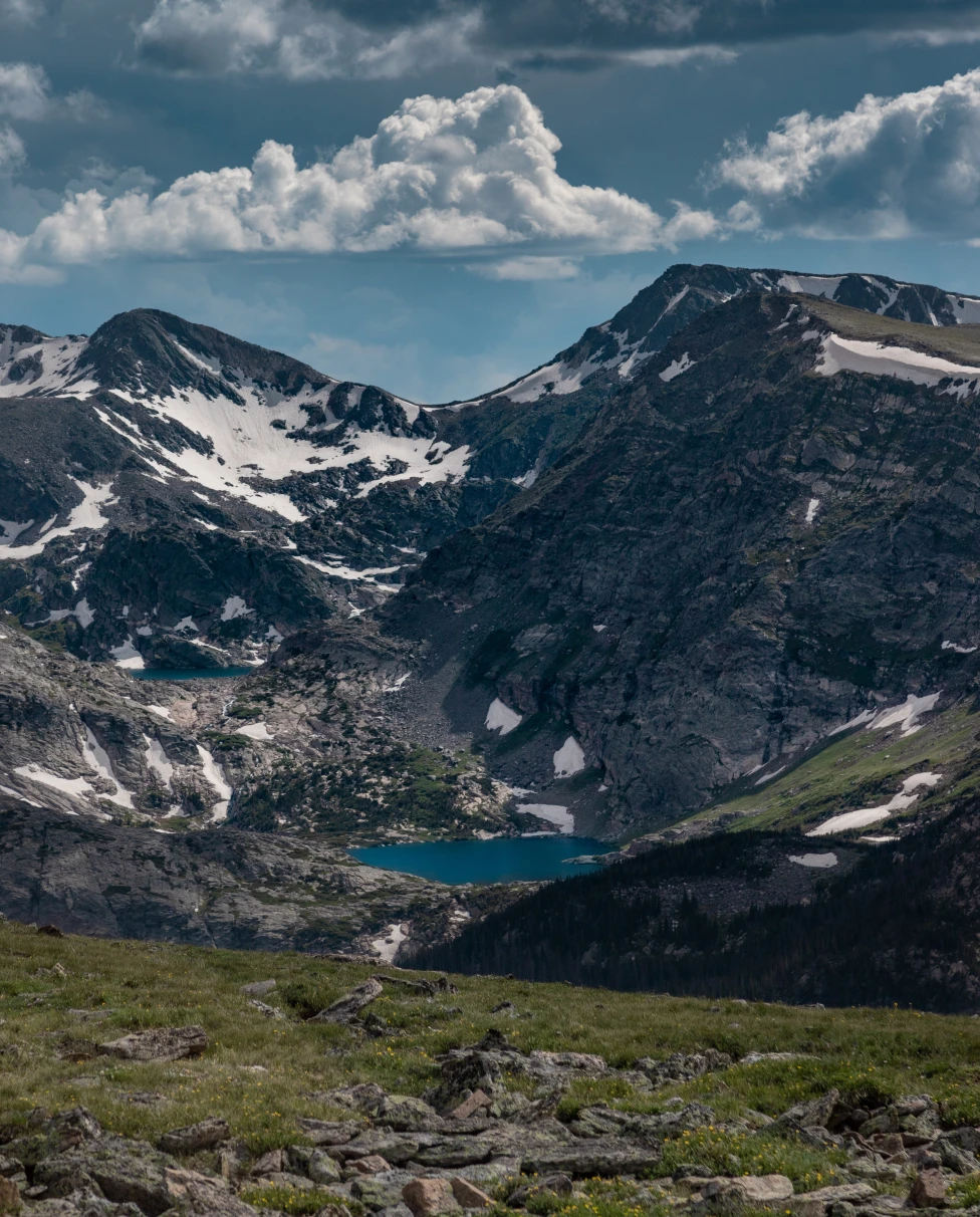 Rocky Mountain National Park encompasses a spectacular range of mountain environments.