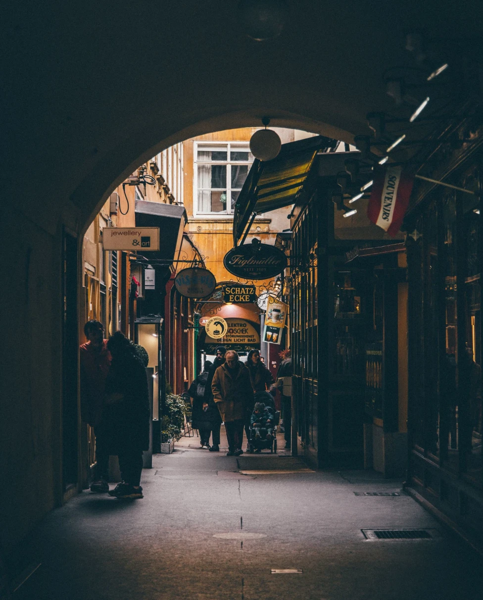 dark alleyway