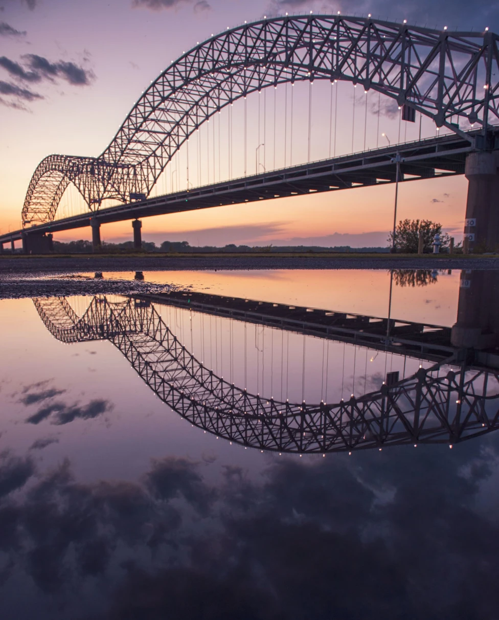 Bridge over the water