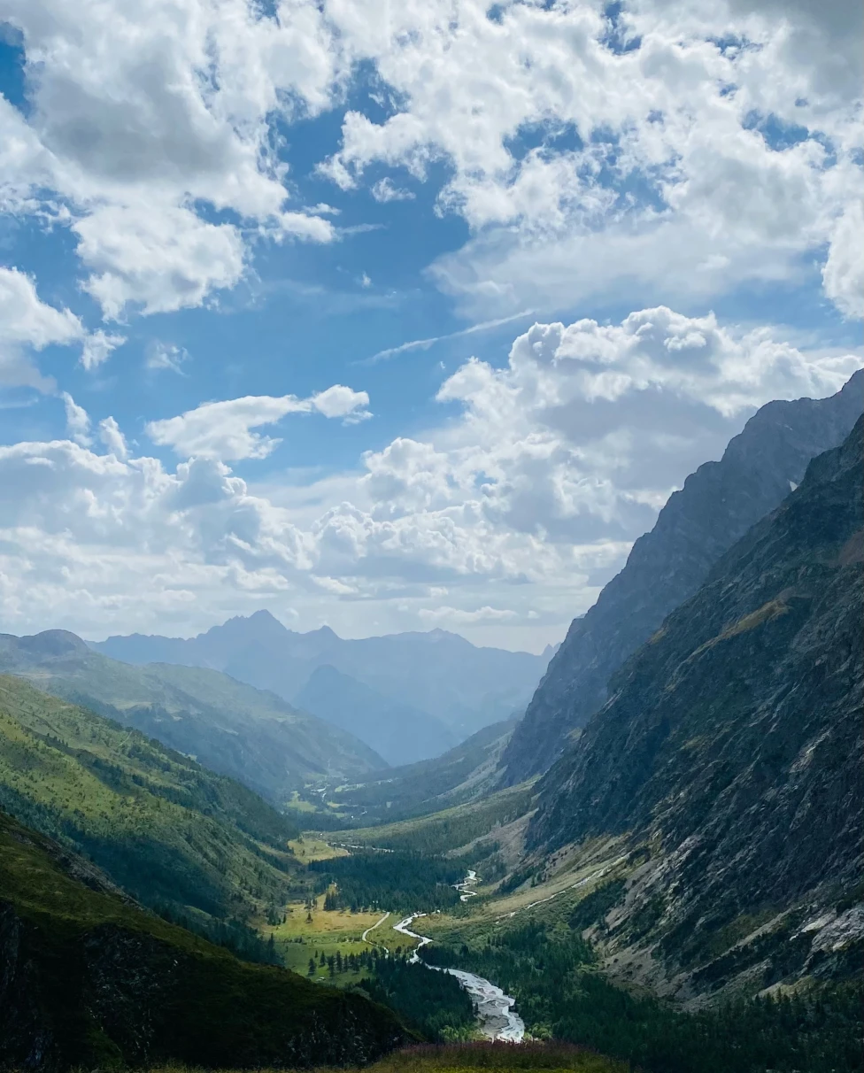 Val Ferret at the Aosta Valley