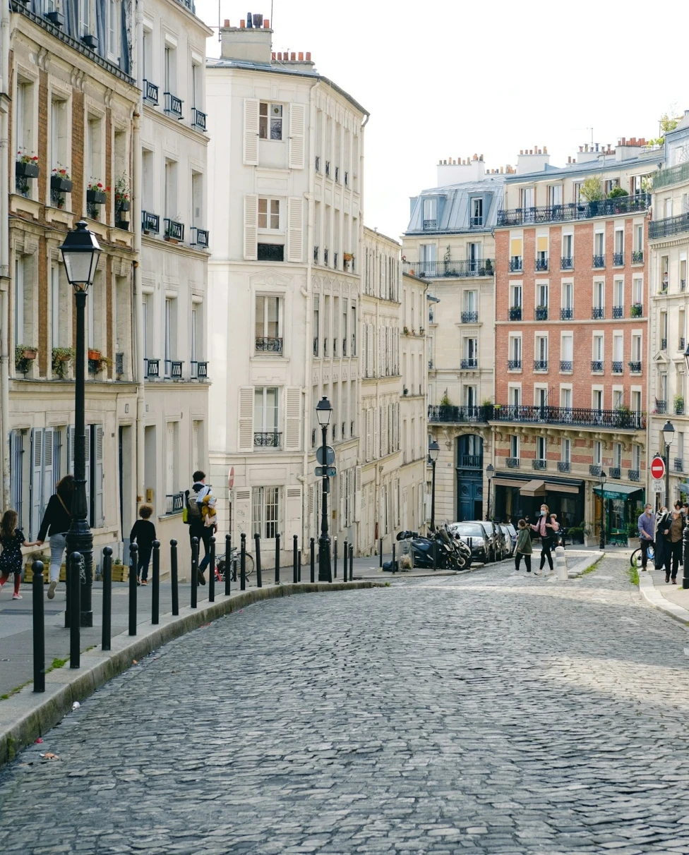 A city street in Paris during the daytime