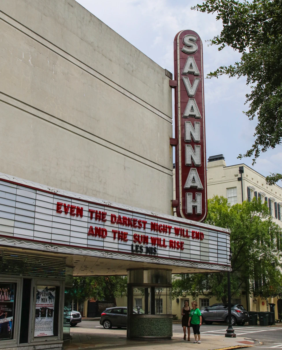 Savannah, Georgia movie theater.