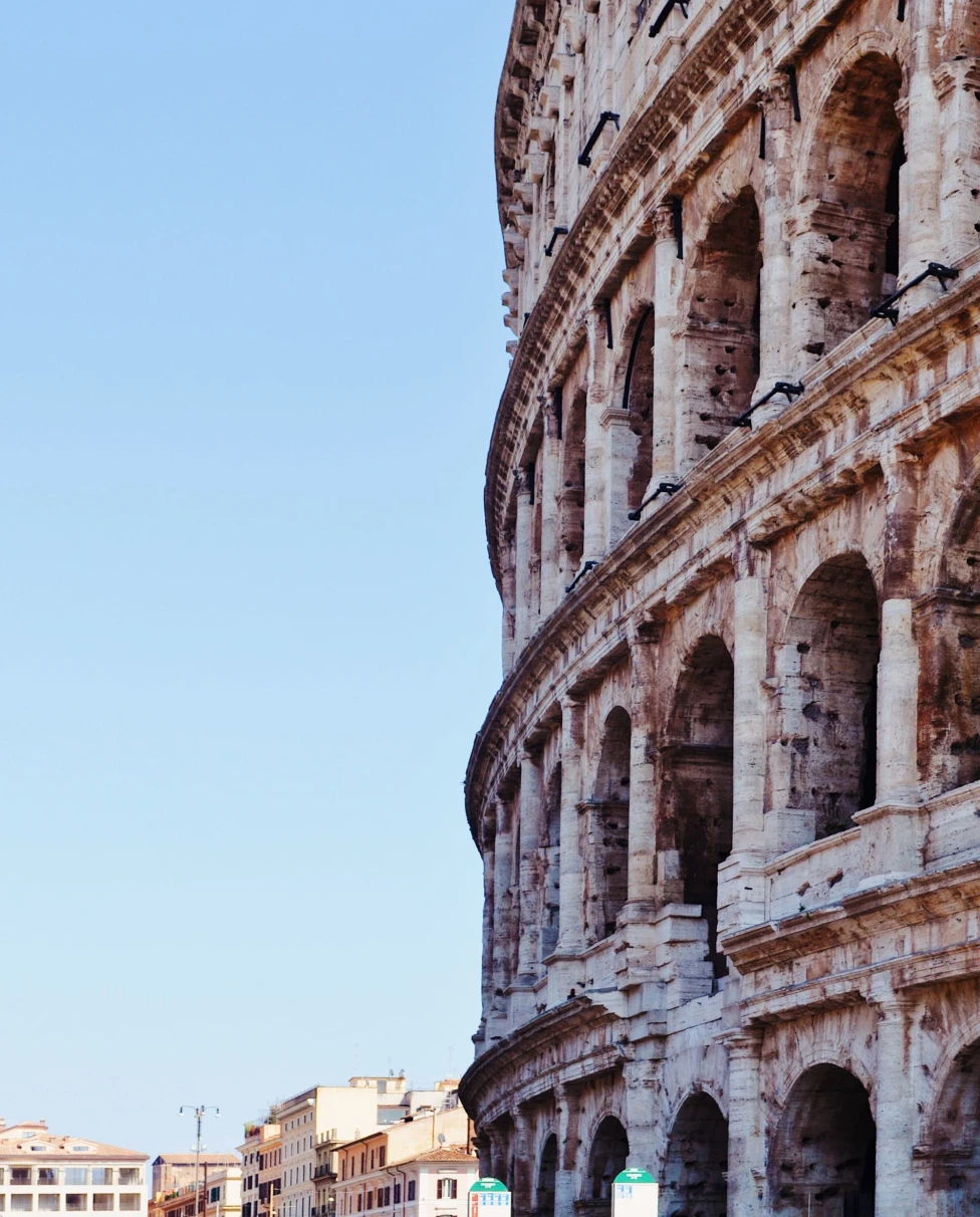 side of a ancient building
