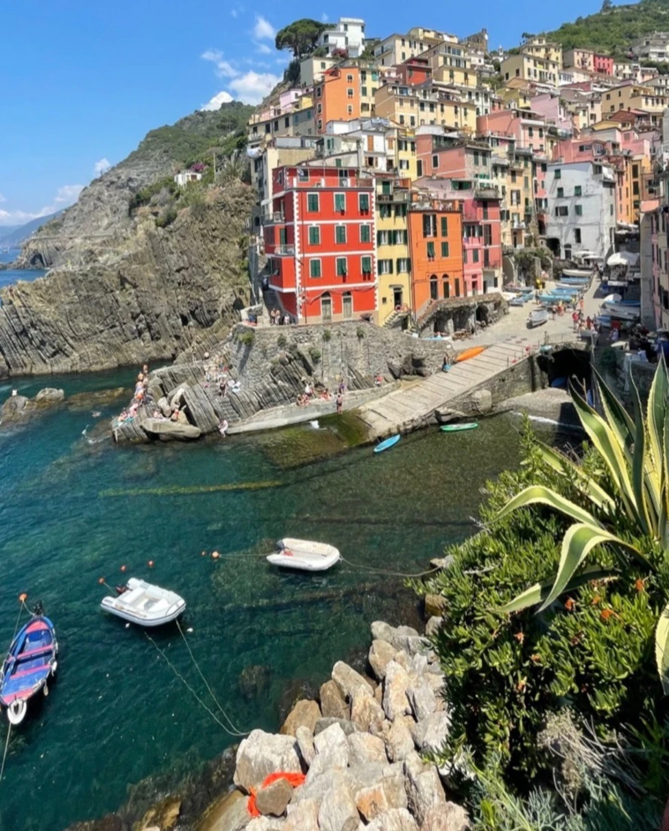 Riomaggiore is the most southern village of the Cinque Terre.