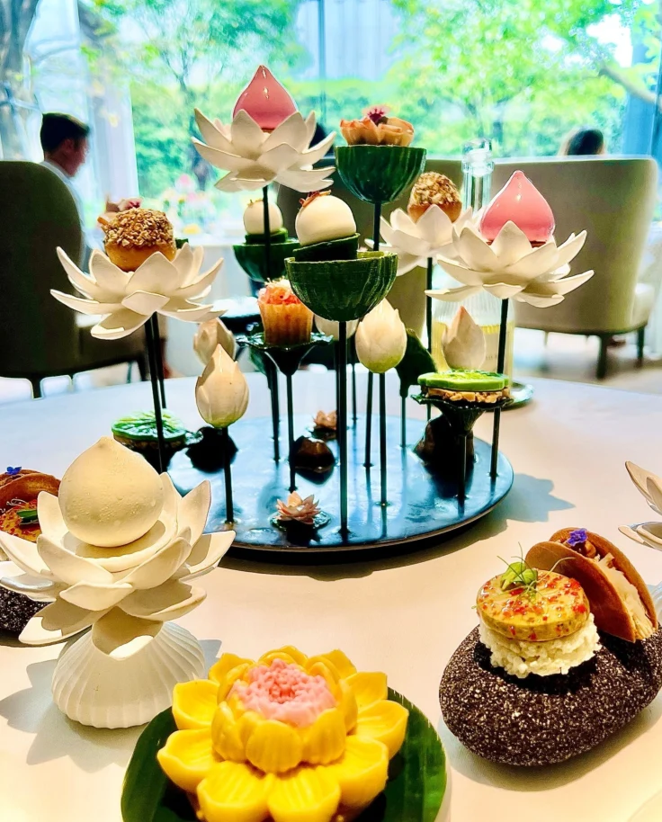 White Lotus Afternoon Tea at the Four Seasons Bangkok curated by Pamela Manning