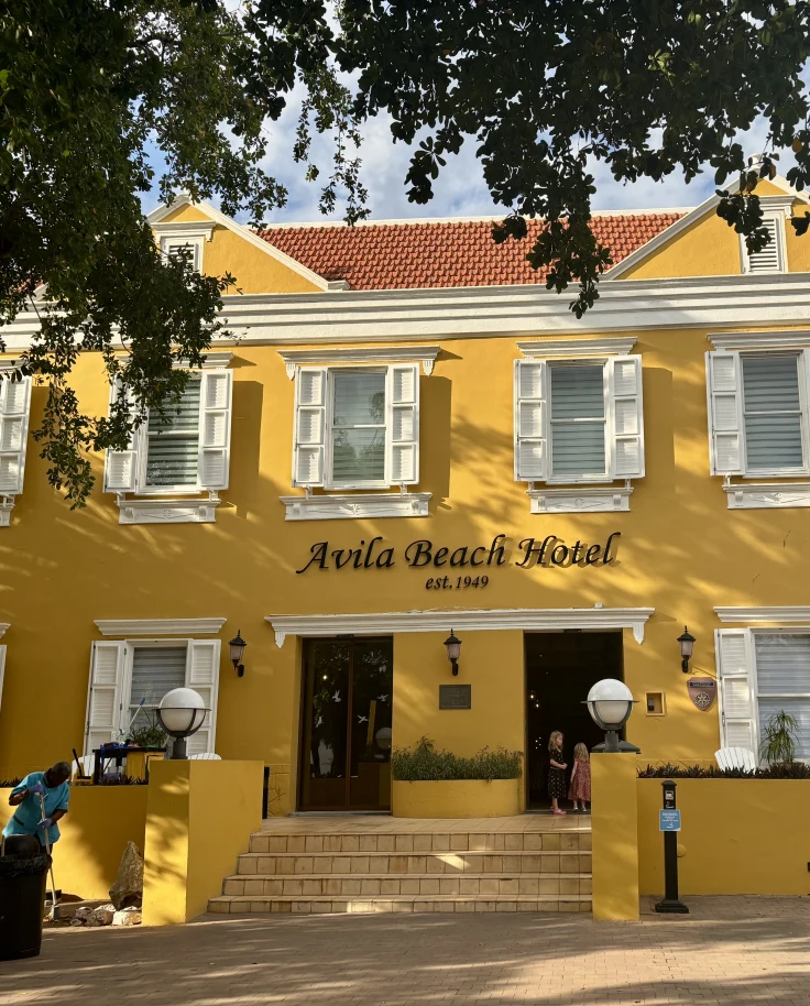 Avila Beach Hotel in Curacao curated by Katie Anderson