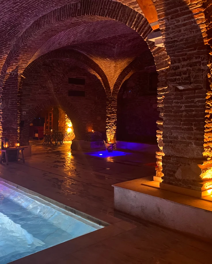Inside pool view