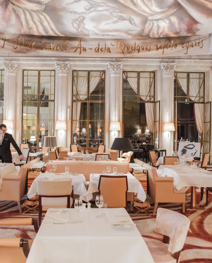 inside view of the hotel dining area