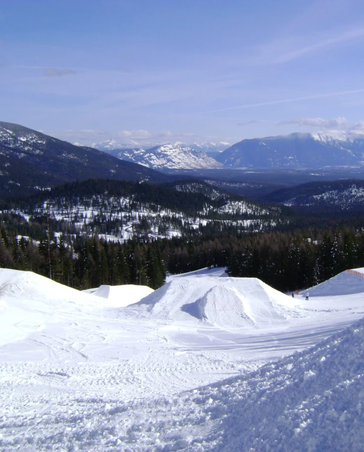 Snow on the mountains