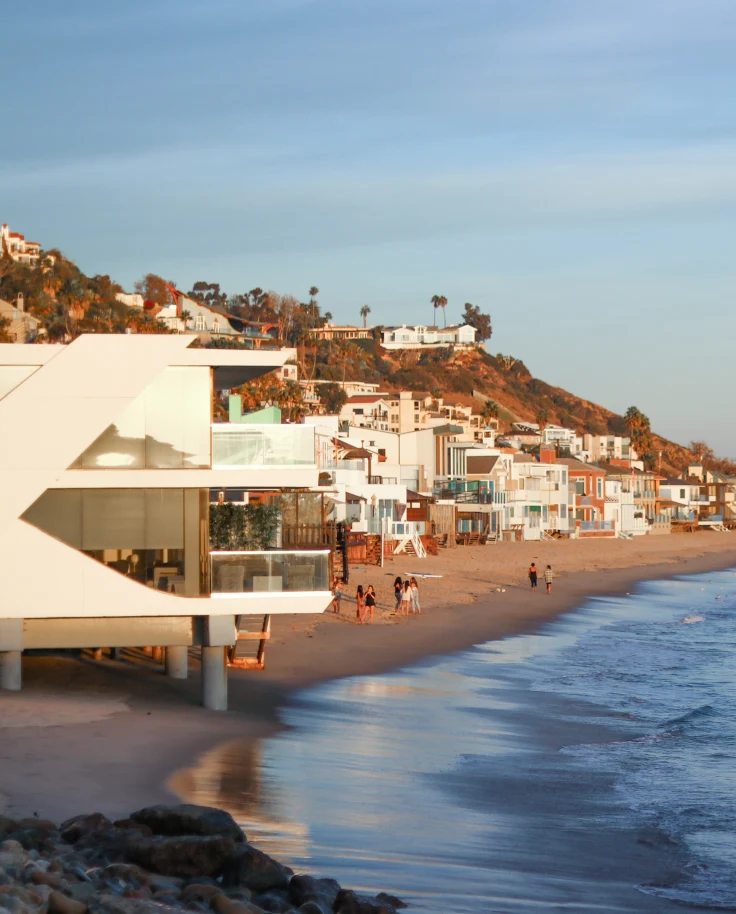 Sea and seaside view