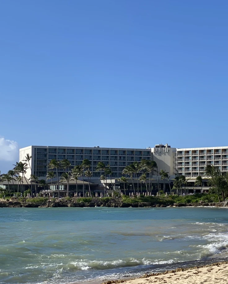 Sea and beach view