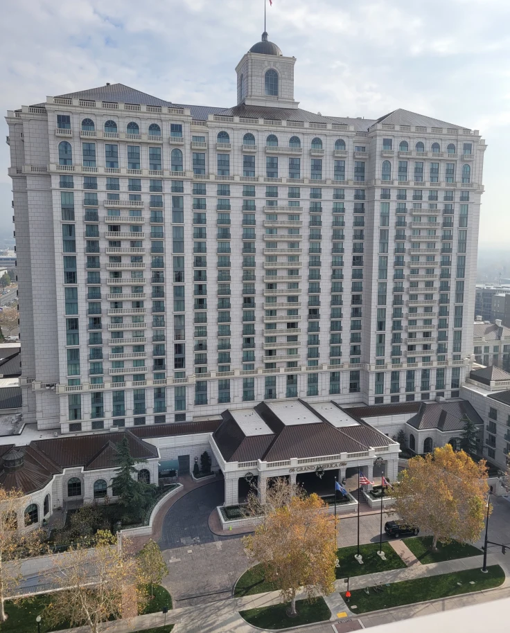 View of The Grand America from the Tower Suite of The Little America Hotel - Courtney Erbe