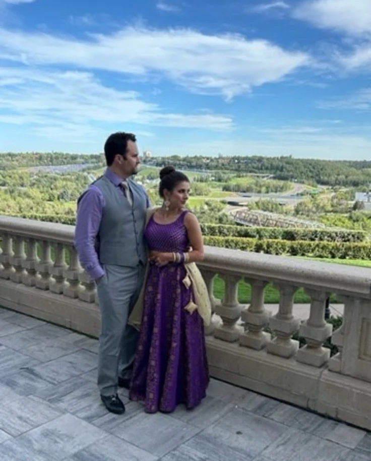 Couple posing