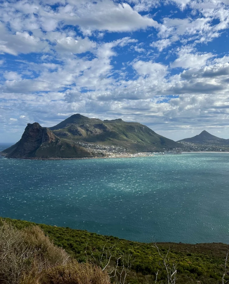 A view of Haute Bay on the way to the Cape of Good Hope.