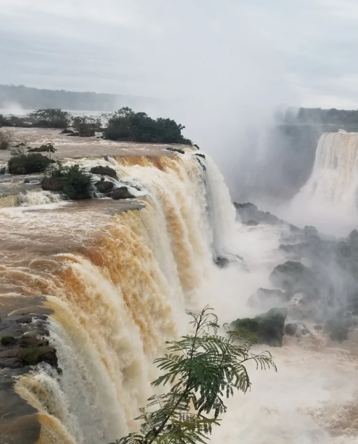A picture of majestic waterfalls